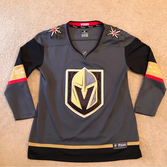 Fanatics Tops - Fanatics Womens Vegas Golden Knights Hockey Jersey Size XL Grey NHL Home Team